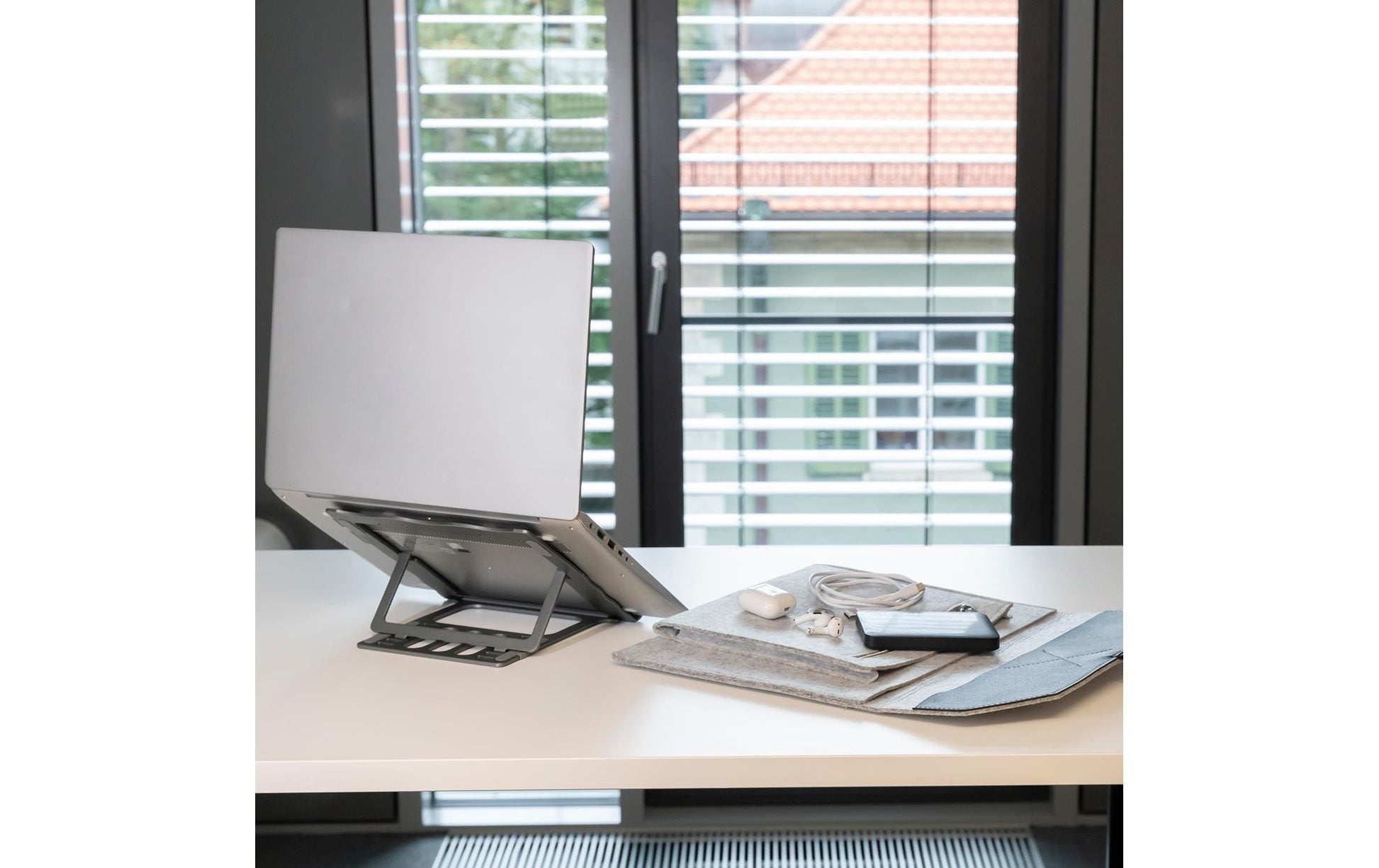 4smarts Notebook-Tasche für Geräte bis 13" – Grau