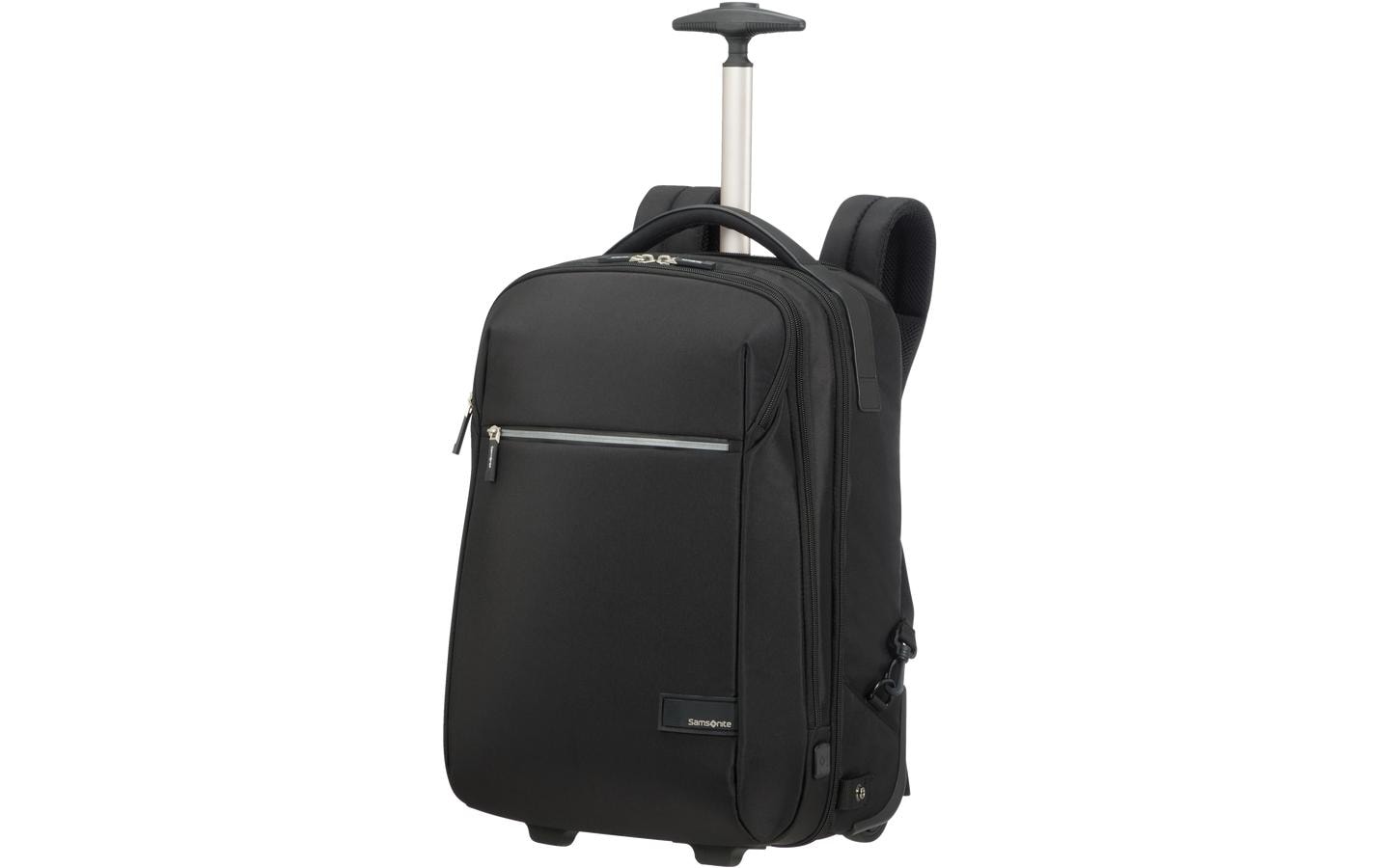Samsonite Litepoint – Business-Trolley 17,3", 30 l, 2 Rollen, rPET, Schwarz, 32,5 × 48 × 20 cm