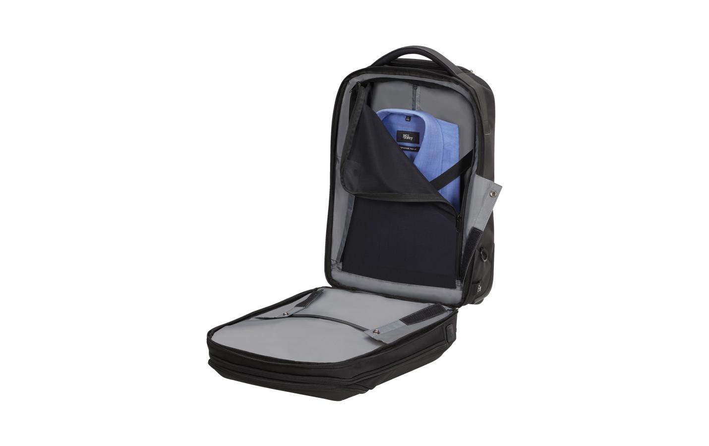 Samsonite Litepoint – Business-Trolley 17,3", 30 l, 2 Rollen, rPET, Schwarz, 32,5 × 48 × 20 cm
