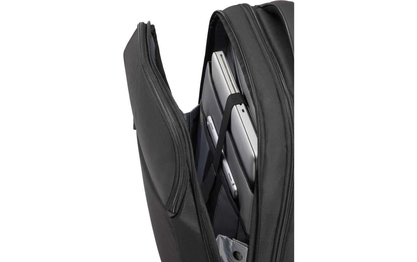 Samsonite Litepoint – Business-Trolley 17,3", 30 l, 2 Rollen, rPET, Schwarz, 32,5 × 48 × 20 cm