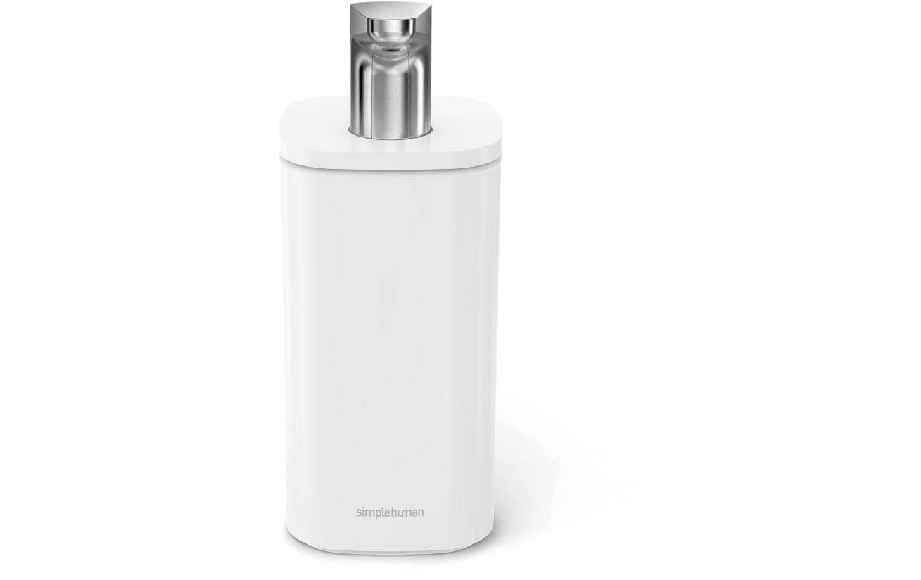 Simplehuman KT1193 Seifenspender – Edelstahl, Weiss, 295 ml