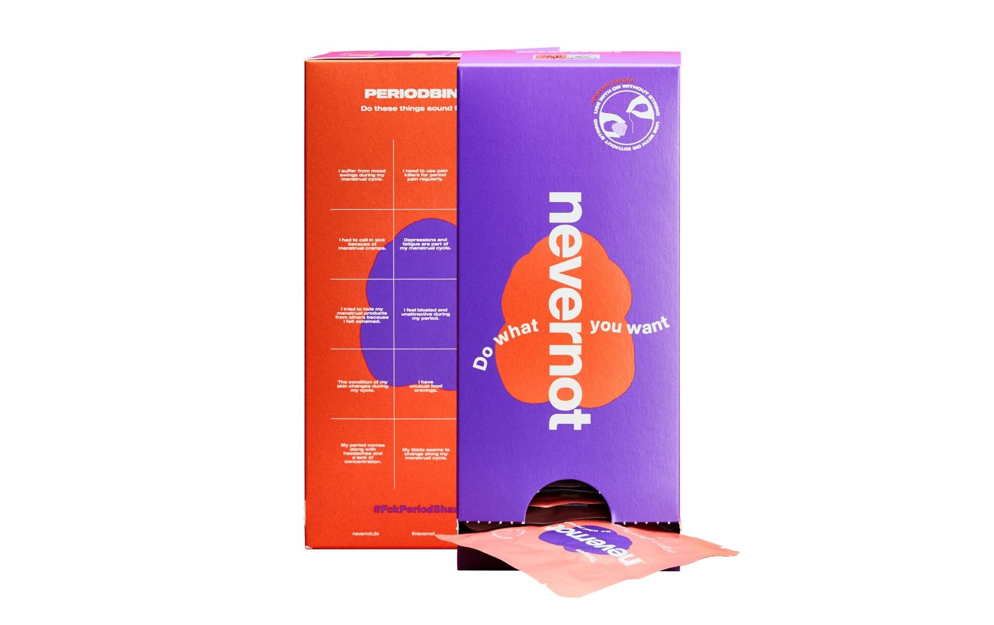 Nevernot Soft-Tampon 2.0 – 48 Stk, mit Applikator, Saugstärke Normal