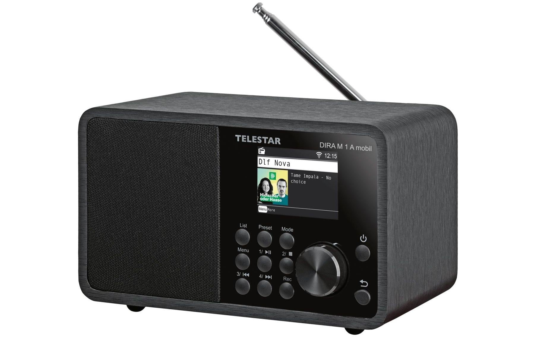 Telestar DIRA M 1 A mobil – DAB-/Internetradio – Portabel – DAB+, Bluetooth – Schwarz