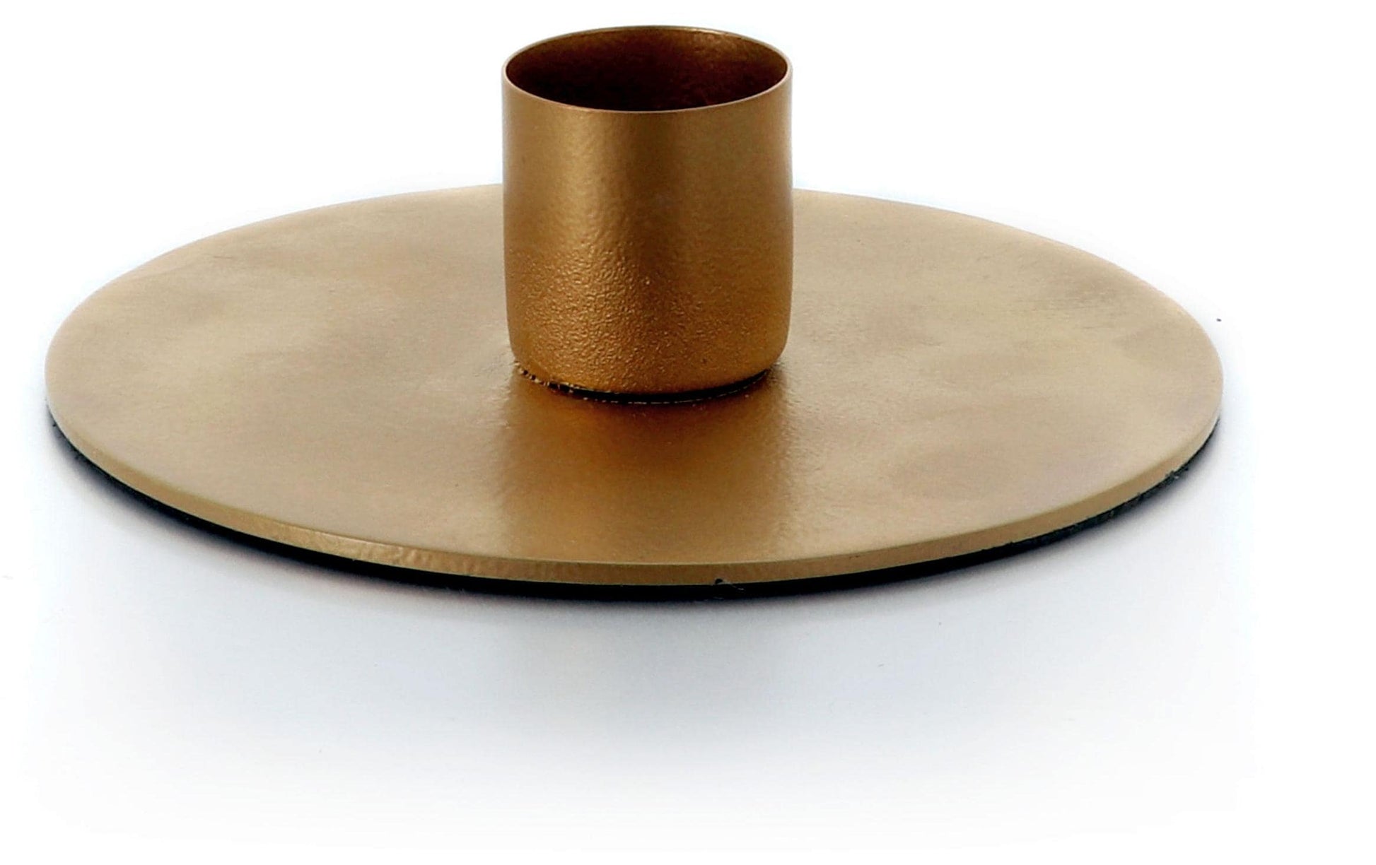 Balthasar Kerzenhalter – für Stabkerzen – Metall, Gold – Ø 10 × 10 cm