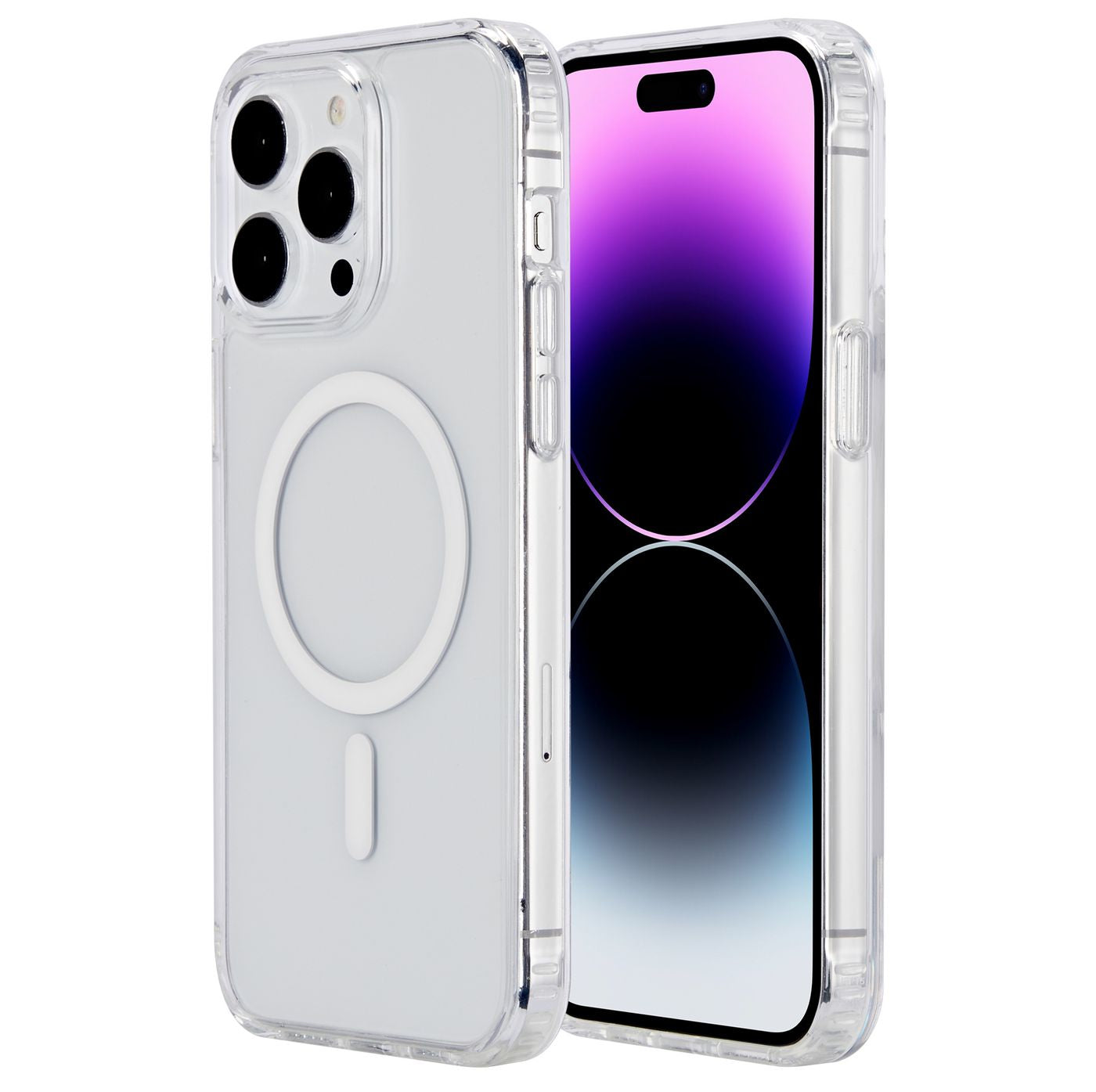 eSTUFF BERLIN – Backcover – für Apple iPhone 15 Pro Max – MagSafe, TPU, Transparent