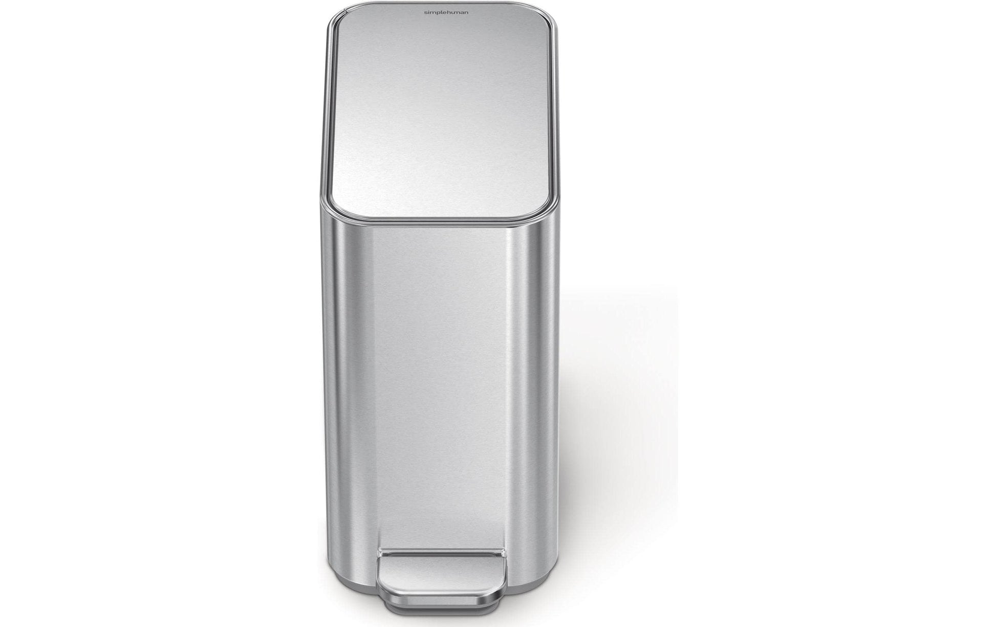 Simplehuman – Papierkorb – 5 l, mit Deckel – Edelstahl
