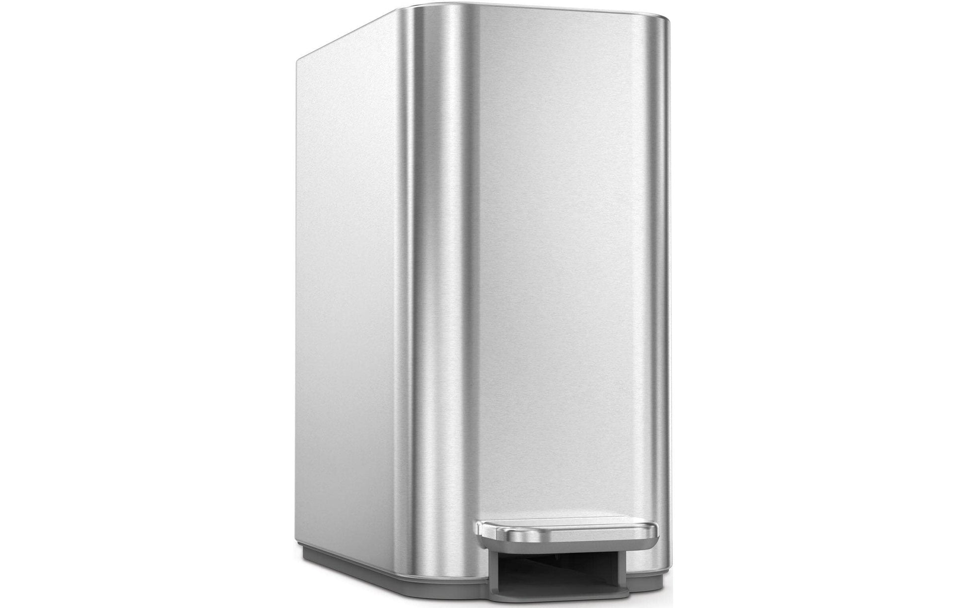 Simplehuman – Papierkorb – 5 l, mit Deckel – Edelstahl