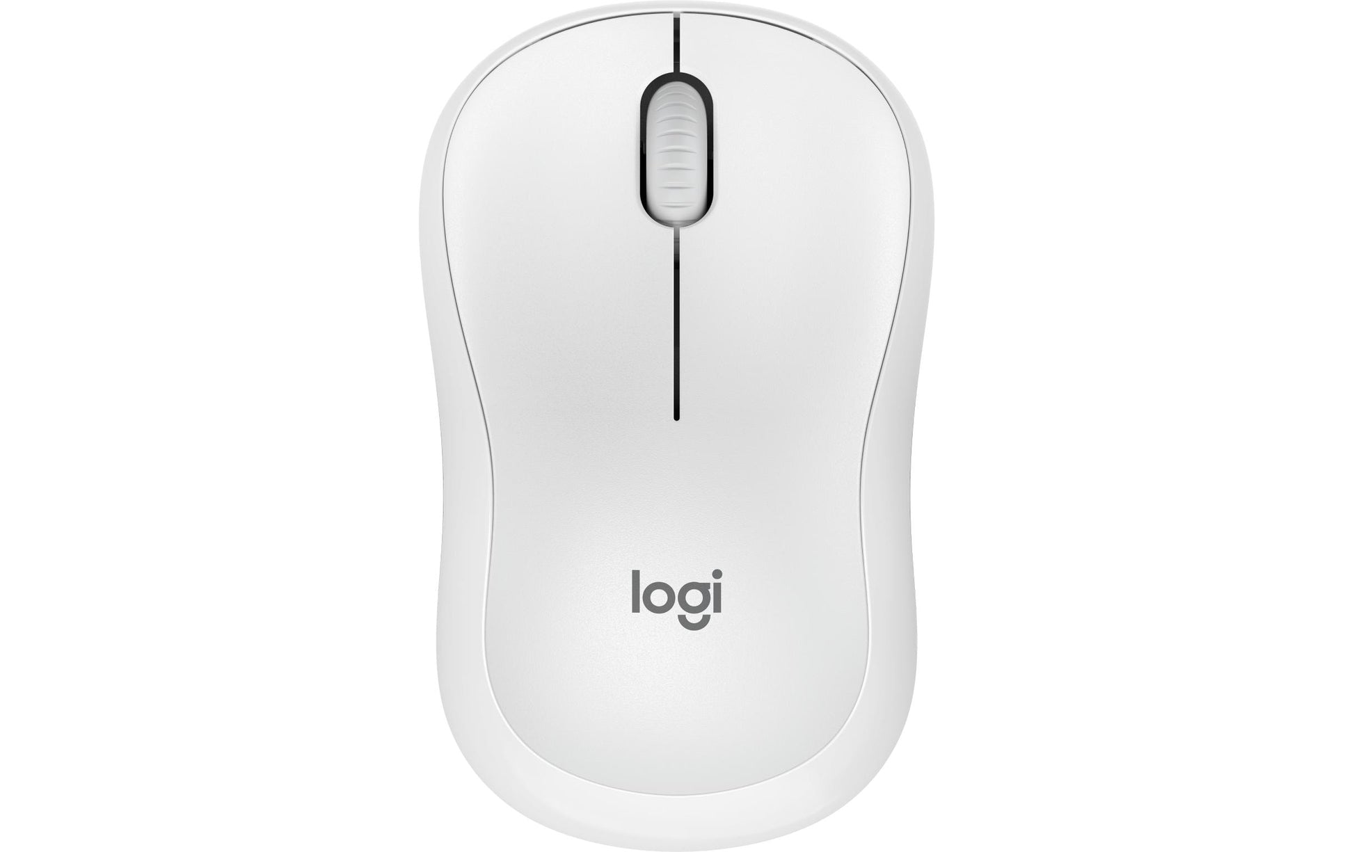 Logitech M240 Silent Maus – kabellos, Bluetooth, Silent-Tasten, Weiss