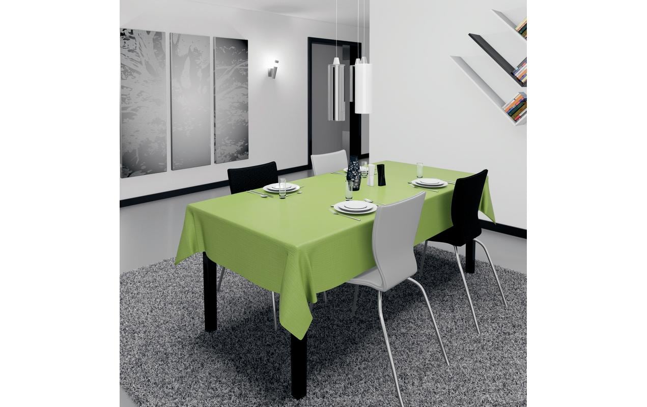 d-c-fix Runde Tischdecke – Ø 150 cm, Polypropylen (PP), Hellgrün