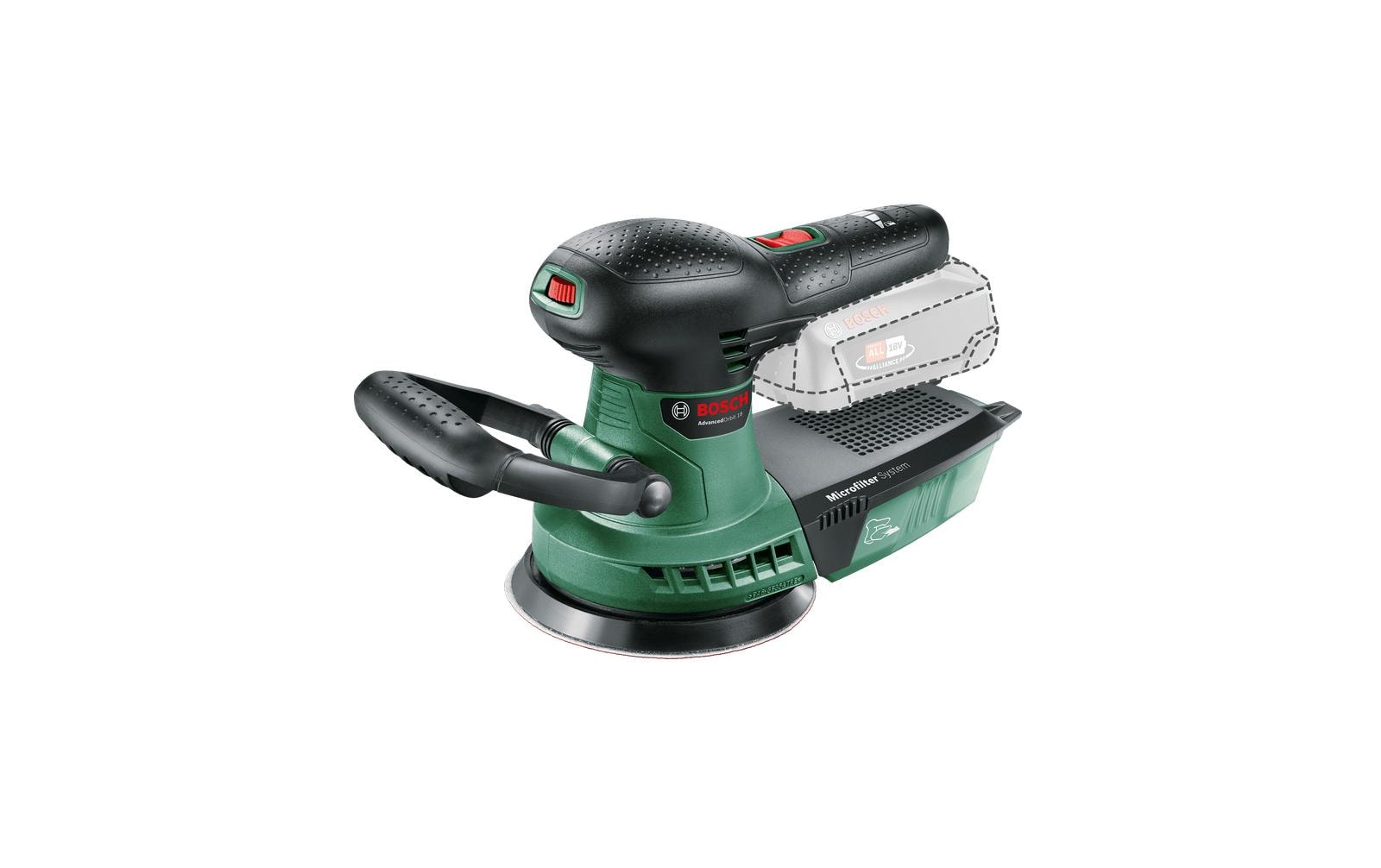 Bosch AdvancedOrbit 18 Exzenterschleifer – 18 V – Ø 125 mm – Solo – POWER FOR ALL