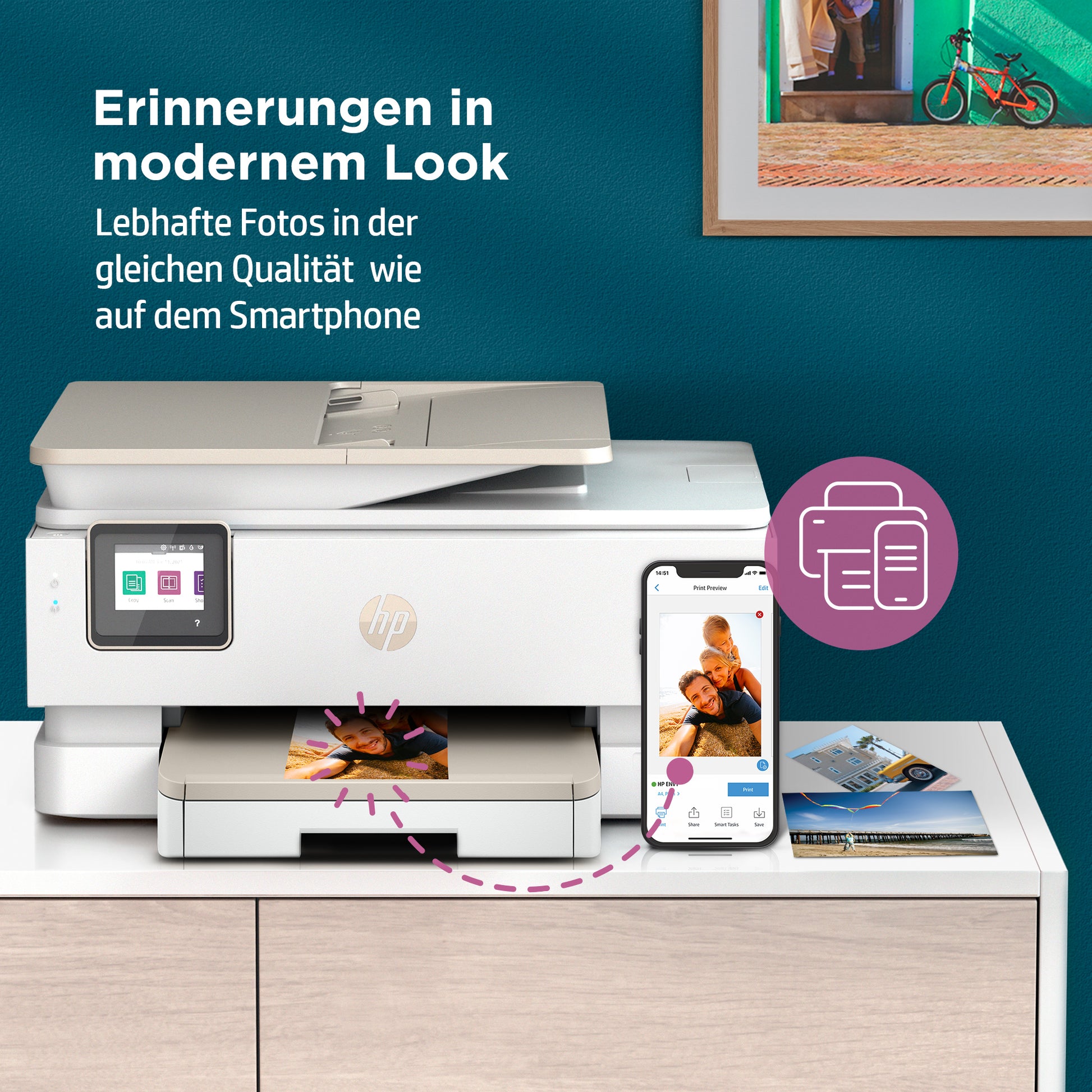 HP ENVY INSPIRE 7920E – Farbiges Tintenstrahl-MFP A4, 3-in-1