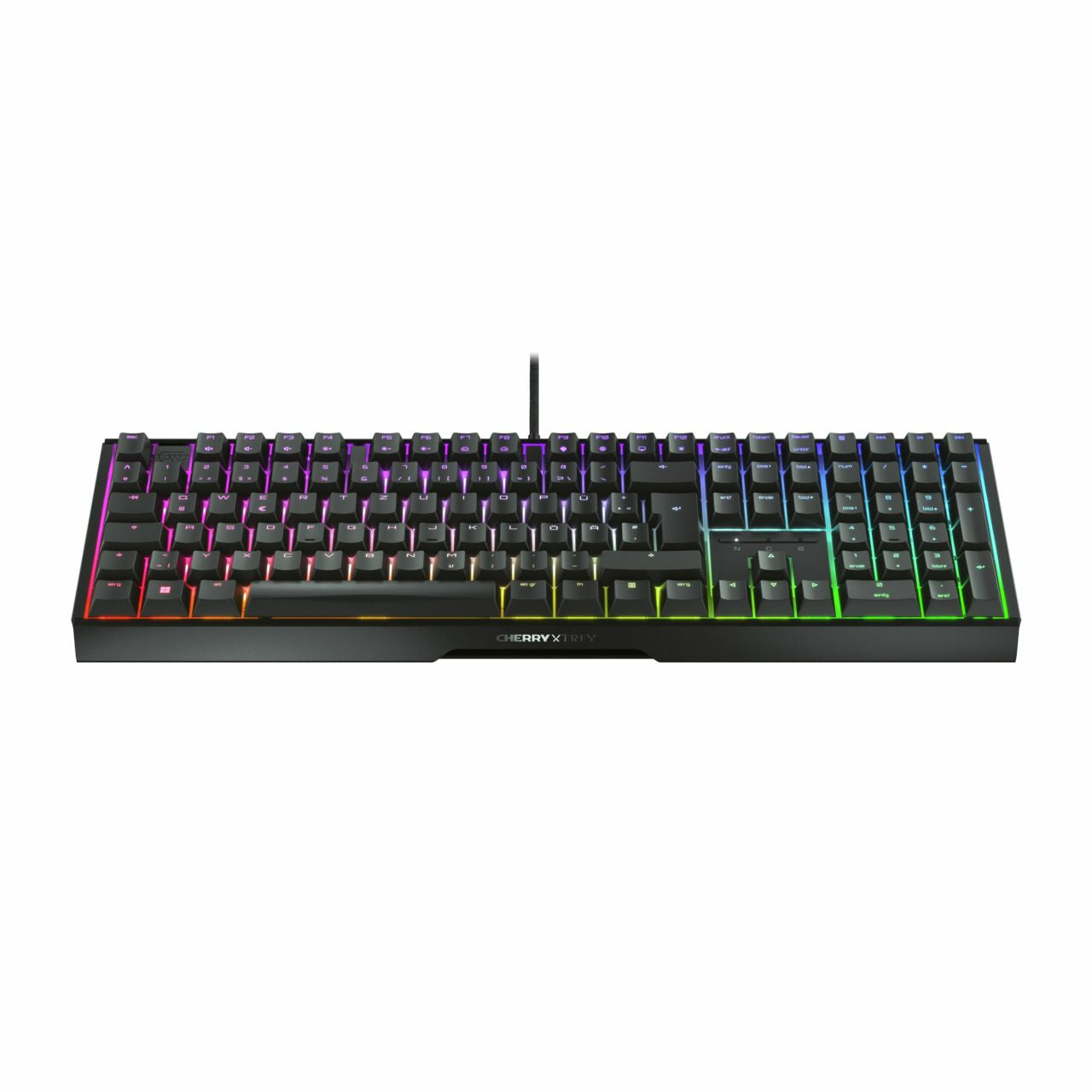 CHERRY XTRFY MX 3.1 – Gaming-Tastatur – USB (kabelgebunden), Mechanisch (Cherry MX2A Red), RGB, Schwarz