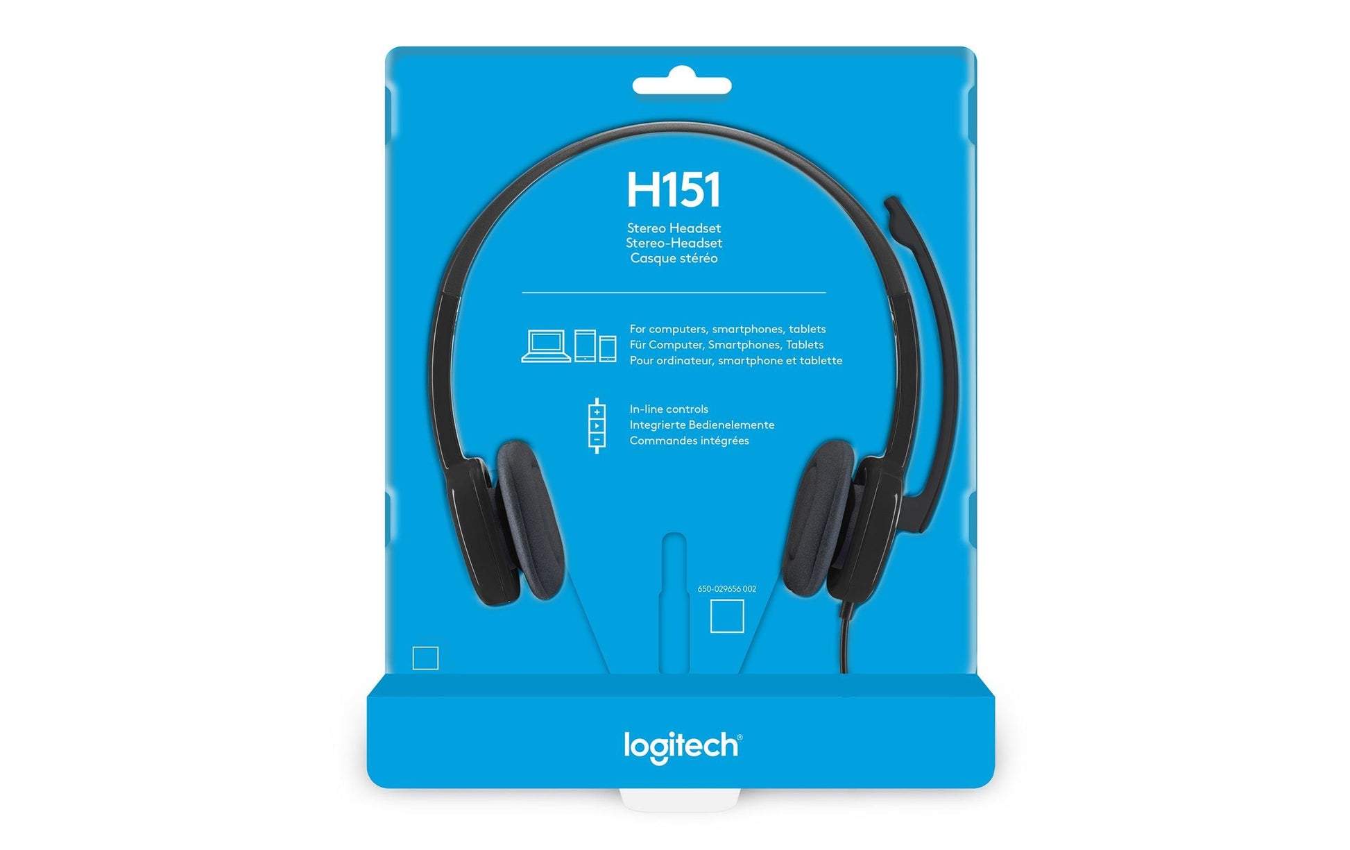 Logitech H151 – Stereo Headset – 3,5 mm Klinke, mit Mikrofon