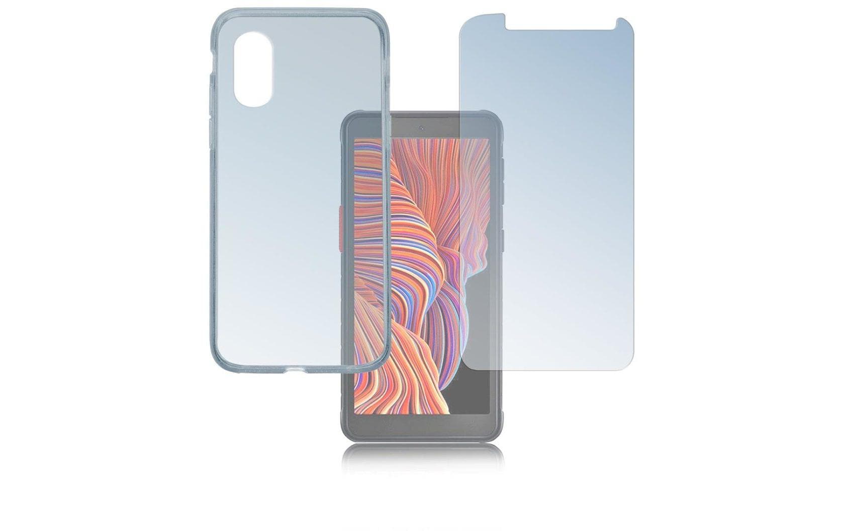 4smarts 360° Schutzset – Displayschutzfolie – für Samsung Galaxy Xcover 5, Gehärtetes Glas