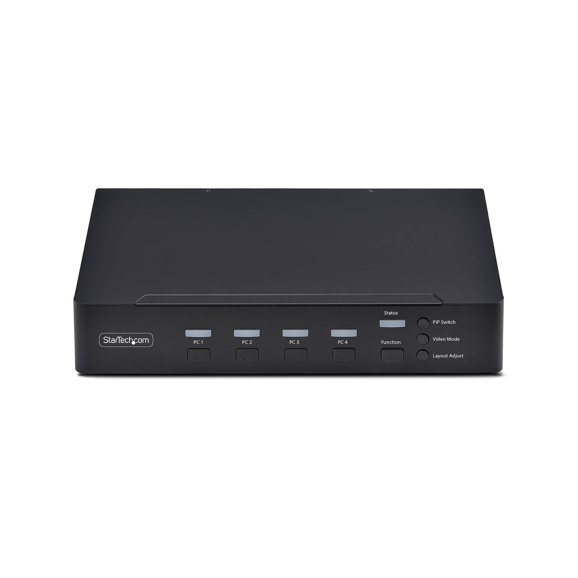 StarTech.com P4AD122M-KVM-SWITCH – 4-Port DP KVM-Switch – 4K/60 Hz, USB 3.0-Hub, Audio