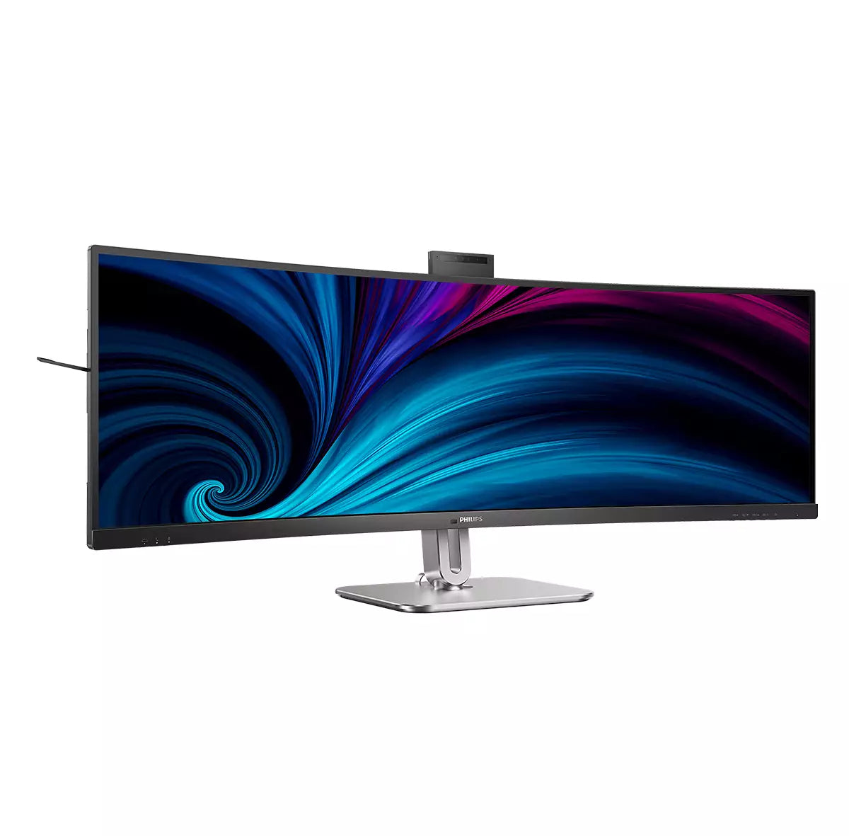 Philips 49B2U5900CH/00 – Monitor, 48,8", 450 cd/m², Gebogen, Webcam, KVM, USB-C, VESA 100 × 100, Schwarz