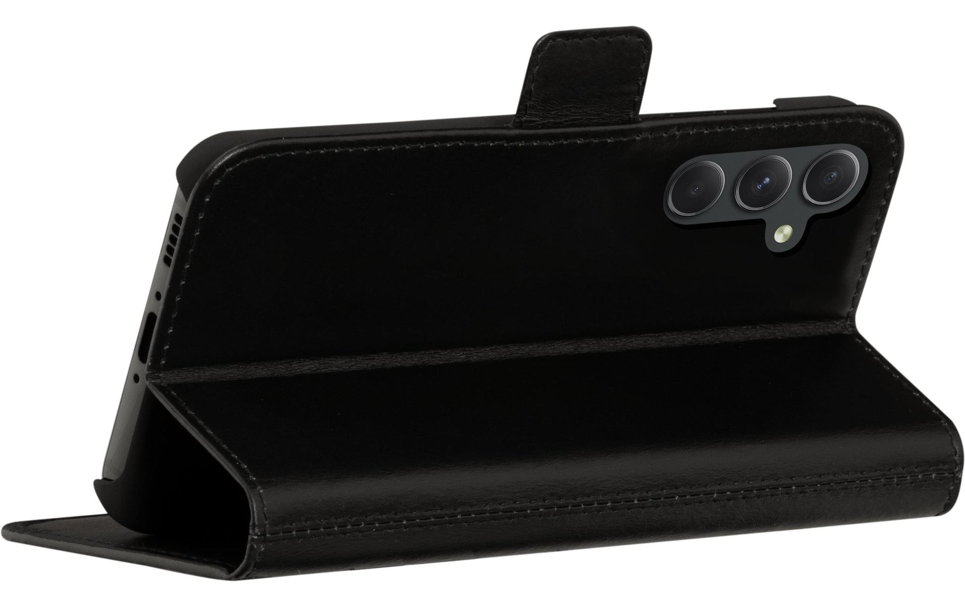 dbramante1928 Copenhagen Wallethülle – für Samsung Galaxy A54 5G, mit Ständer, 3 Kartenfächer, Leder, schwarz