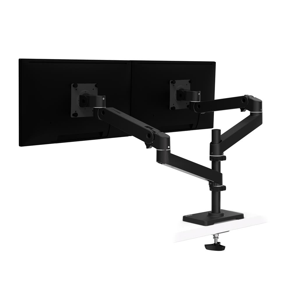 Ergotron LX Pro – Monitorarm Tischhalterung – Klemme/Durchführung, 2 Monitore, bis 24", VESA 75×75/100×100 mm