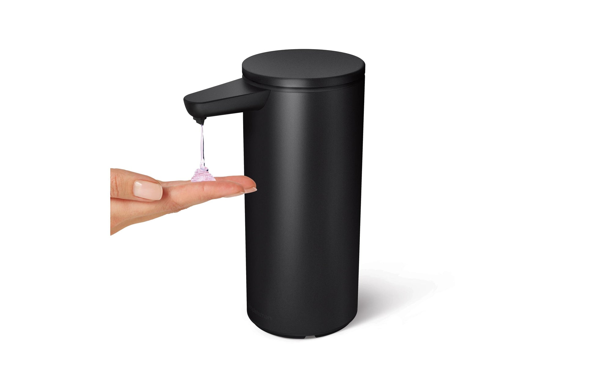 simplehuman ST1073 Seifenspender – Edelstahl, schwarz matt, 414 ml