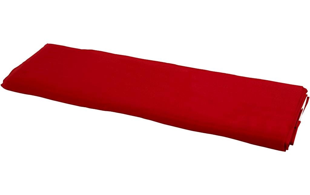 Creativ Company Stoff – rot – 145 cm × 10 m, Baumwolle