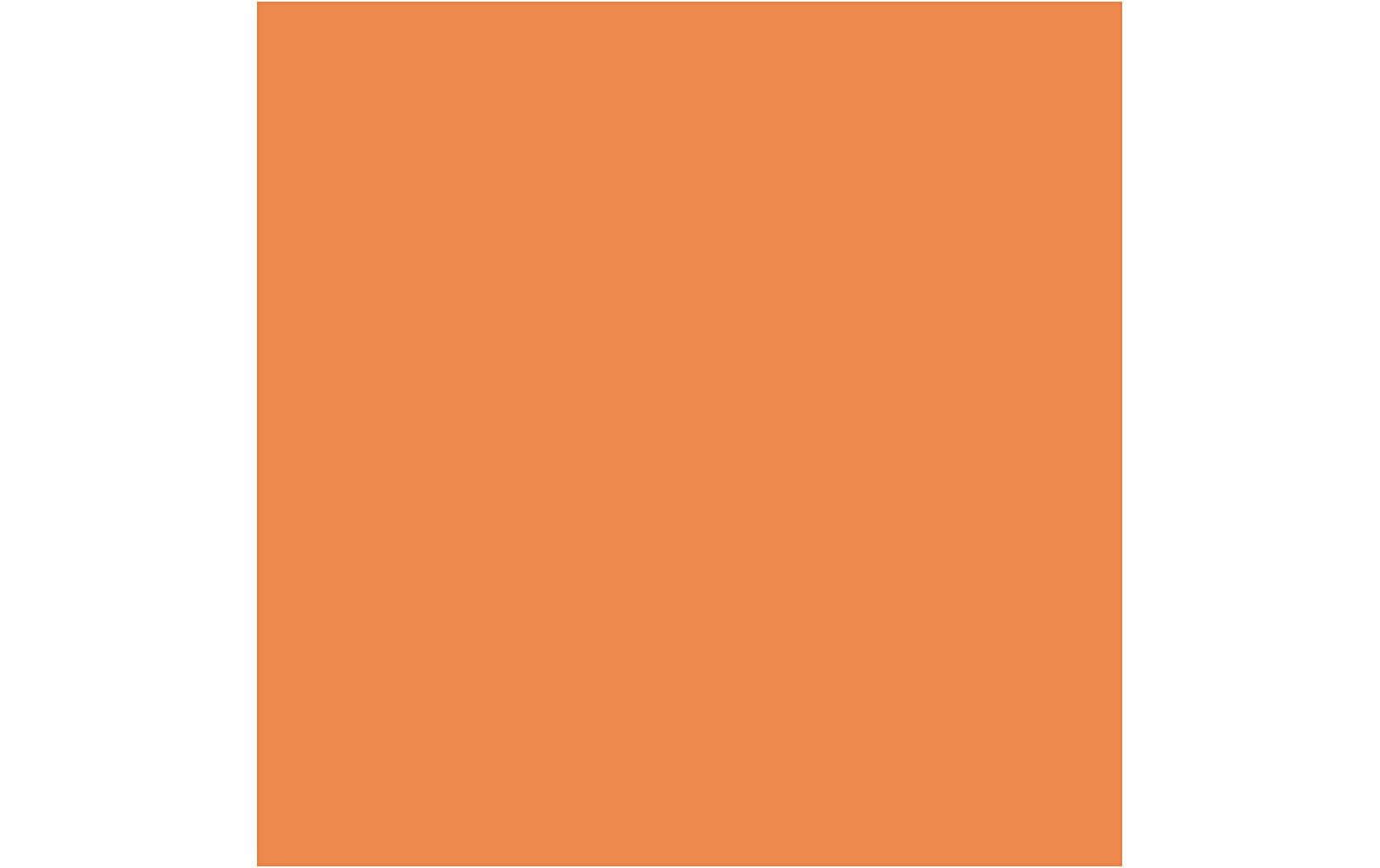Creativ Company Stoff – orange – 145 × 1000 cm – Baumwolle