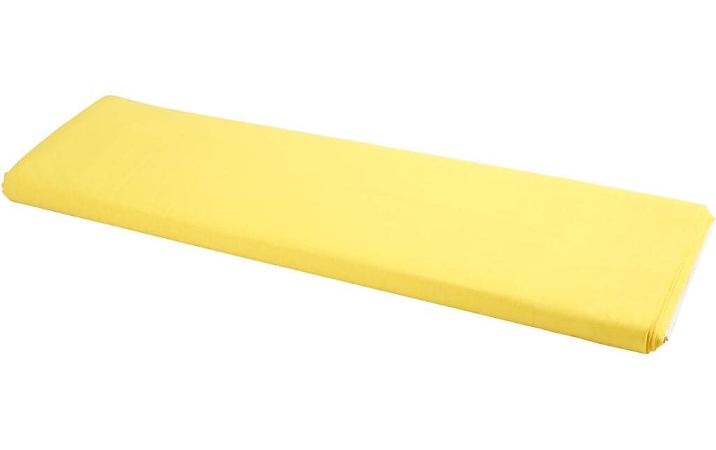 Creativ Company Stoff – gelb – 145 × 1000 cm, Baumwolle