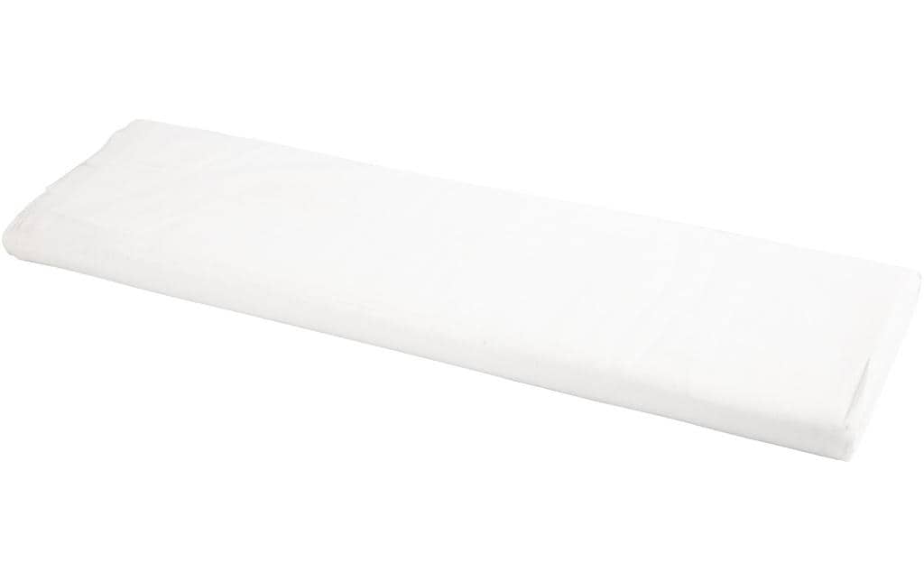 Creativ Company Dekostoff, Baumwolle, Weiss, 145 cm × 10 m, STANDARD 100 by OEKO-TEX, 44080