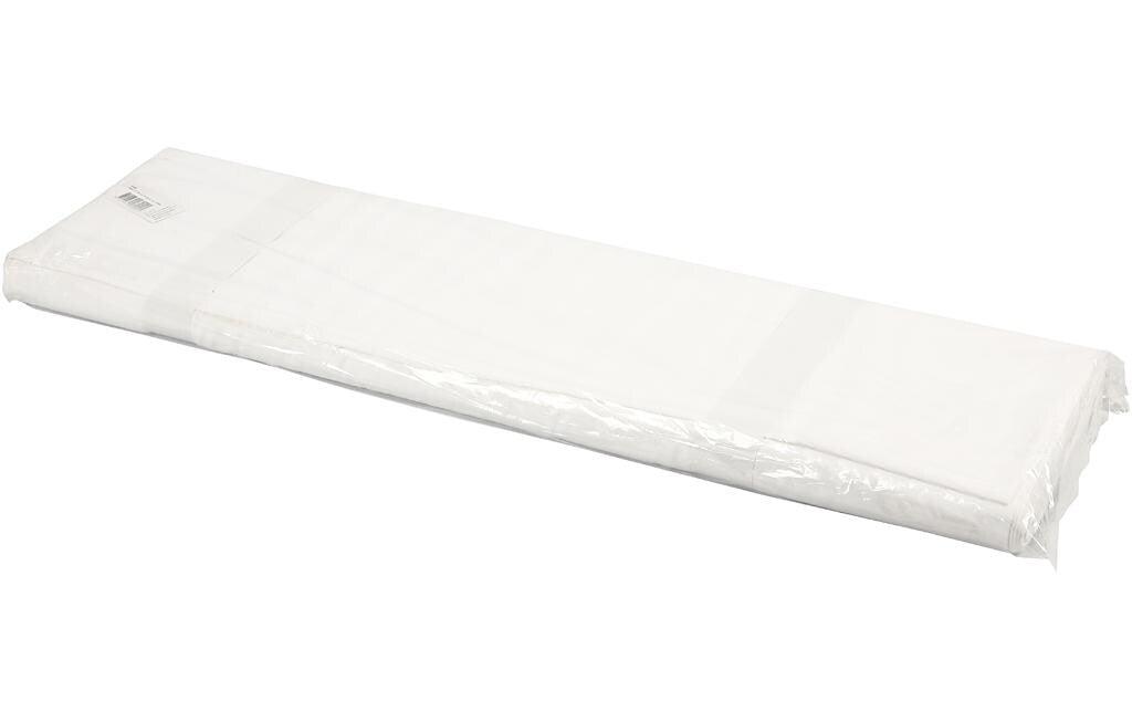 Creativ Company Dekostoff, Baumwolle, Weiss, 145 cm × 10 m, STANDARD 100 by OEKO-TEX, 44080