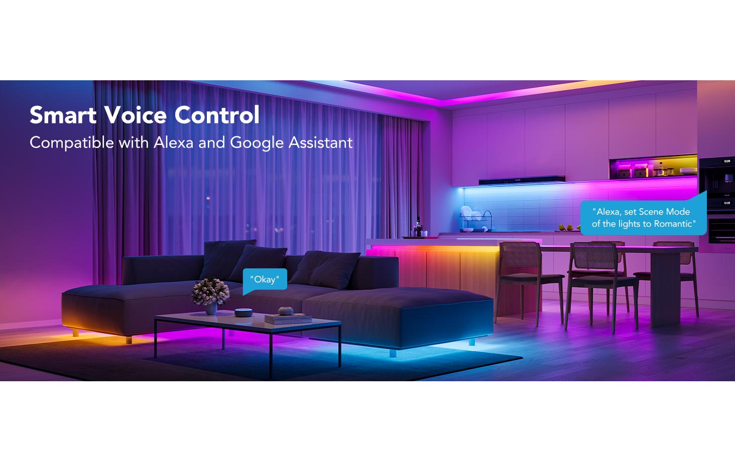 Govee LED-Strip – 10 m, 44 lm, 18 W, RGBIC, BT, für Govee Home App, weiss