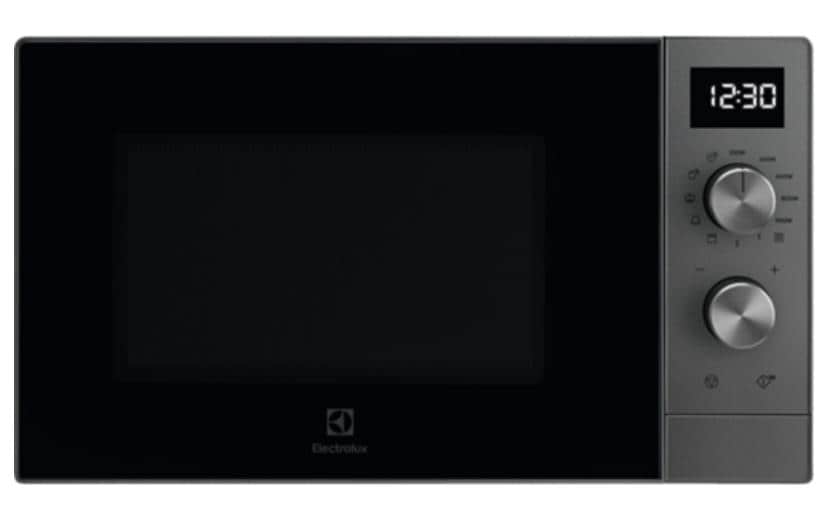 Electrolux Kombi-Mikrowelle FMW25EMGMS – 25 l, Grill & Dampf, 900 W – grau/titan/titanium