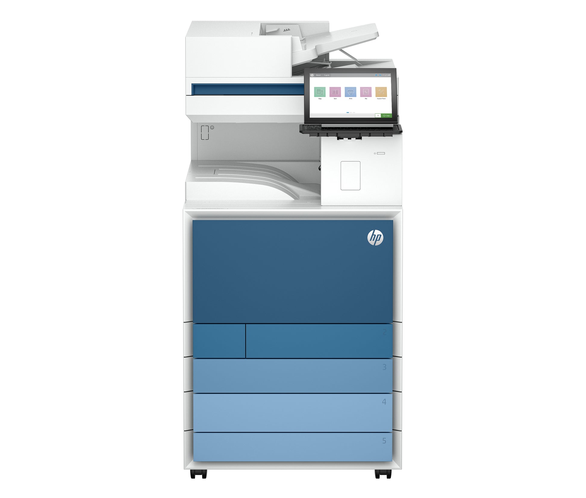 HP Color Laserjet Ent Flow MFP 8801z – 1200 × 1200 dpi, WLAN