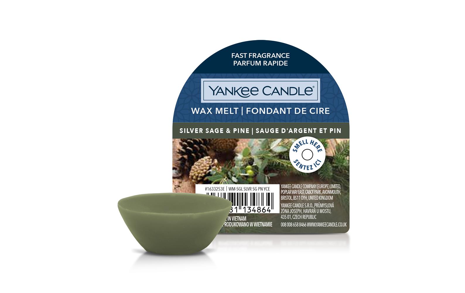 Yankee Candle Signature Silver Sage & Pine – Duftwachsplättchen, 1 Stück