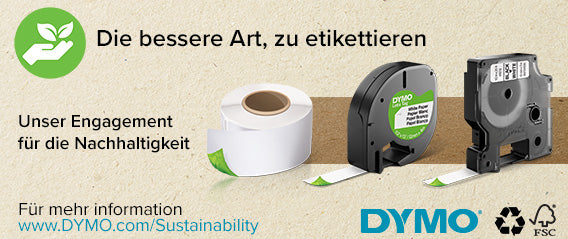 DYMO Schriftband – 12 mm × 3 m, rot, weiss – für LabelManager 160, 210D, 220 und andere
