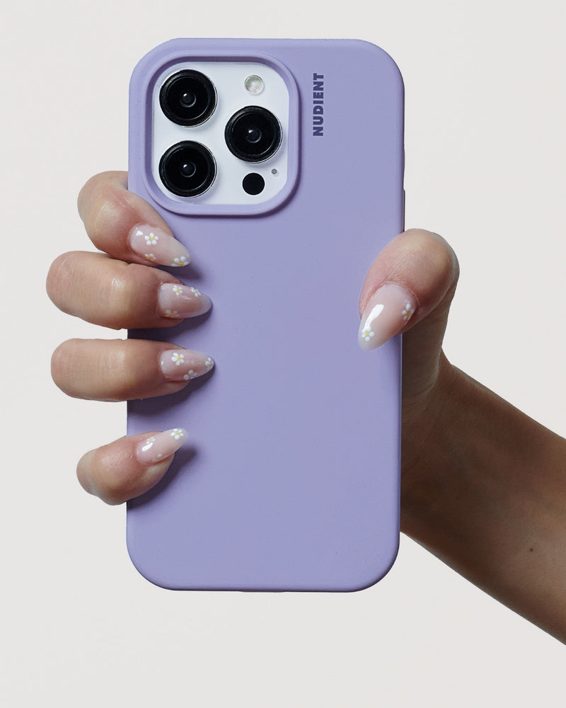 Nudient – Backcover Base Case – für Apple iPhone 15 Plus – violett