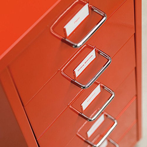 DYMO Schriftband – 19 mm × 7 m, weiss, rot – für LabelPoint 200, 250, 300, usw.