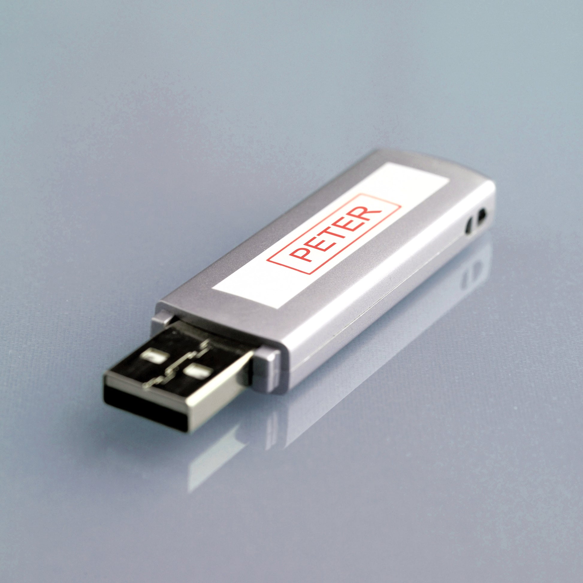 DYMO Schriftband – 9 mm × 7 m, weiss, rot – für LabelPoint 200, 250, 300, u. a. – D1