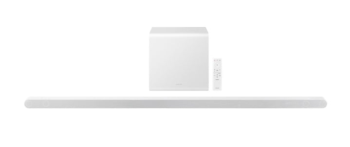 Samsung HW-S801D – Soundbar mit kabellosem Subwoofer – 3.1.2, AirPlay 2, Chromecast u. a., Weiss
