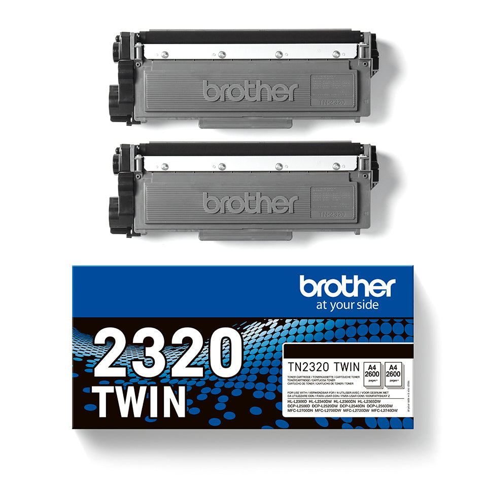 Brother Toner-Multipack TN-2320TWIN – Schwarz