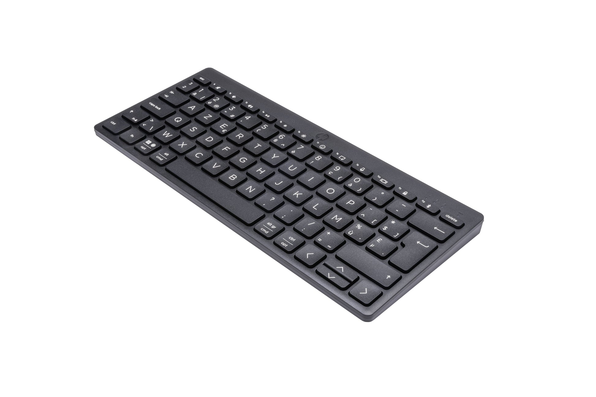 HP 350 Compact Multi-Device – Tastatur – Mechanisch, Bluetooth 5.2, AZERTY (BE), Ohne Ziffernblock – Schwarz