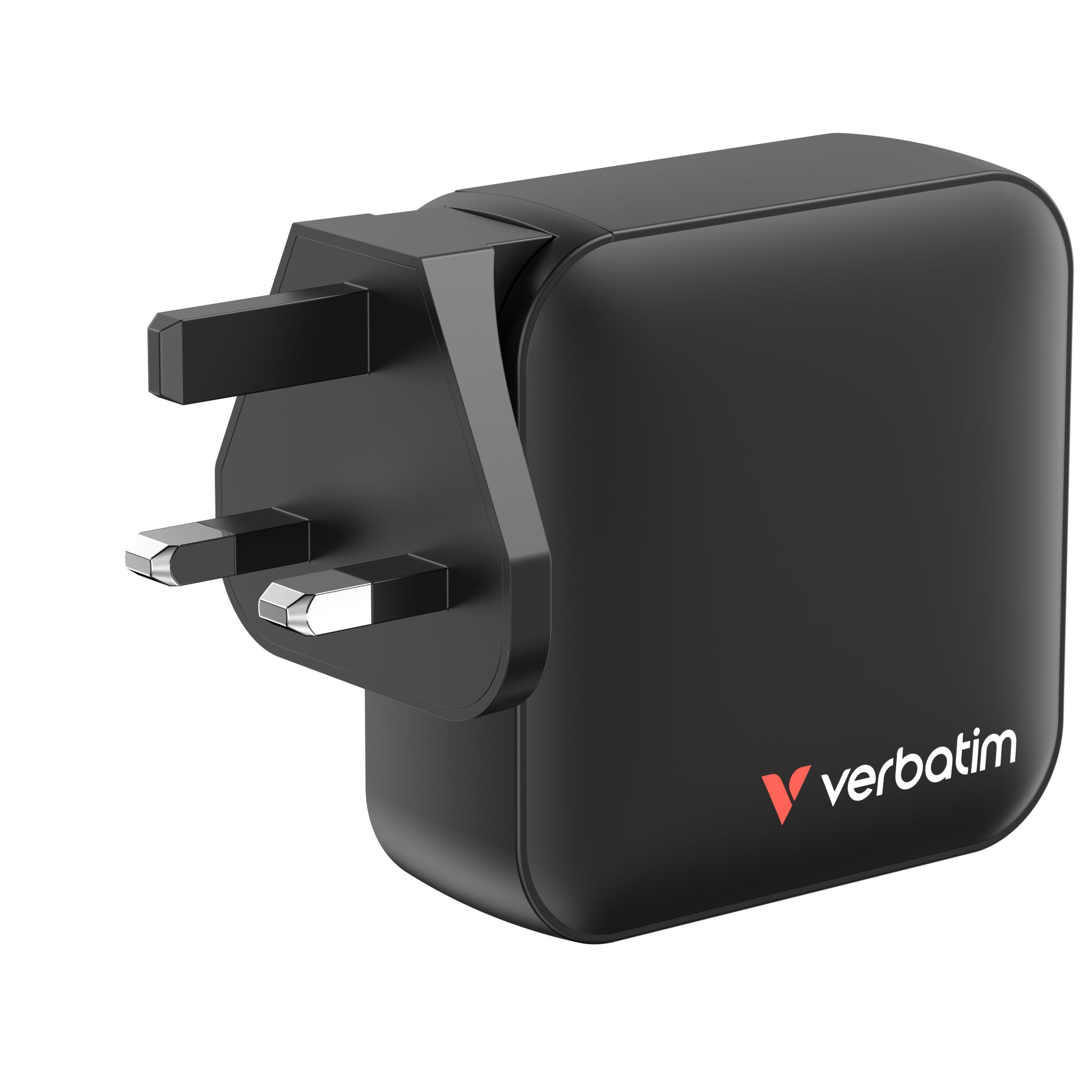Verbatim Mini Ladegerät (US/EU/UK) – 165 W, 4× Ports, GaN
