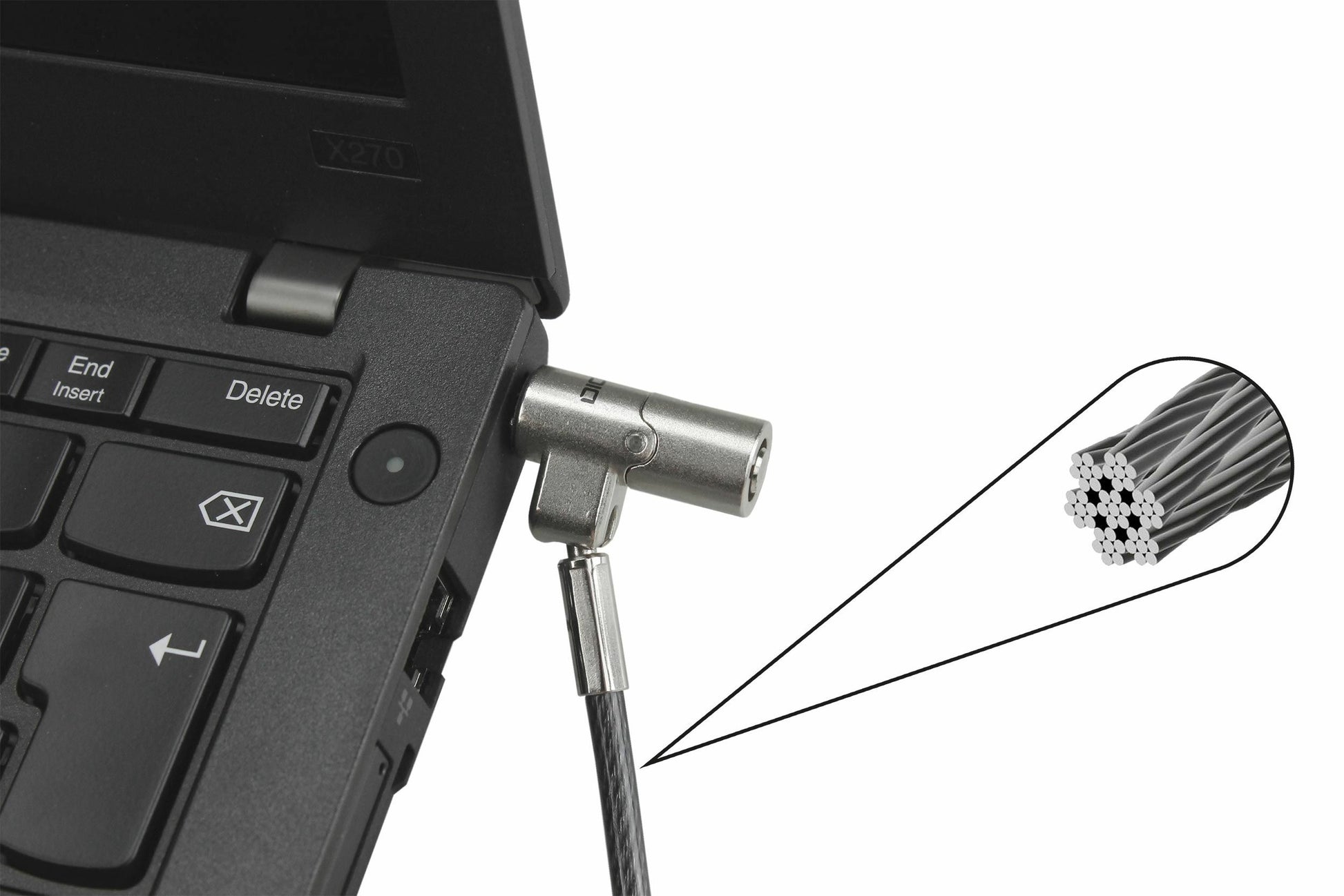 DICOTA Security Kabel Nano Lock Ultra Zubehörtasche – Schwarz