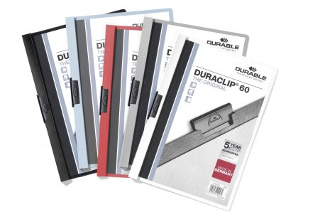 Durable Konferenzmappe – A4, Kunststoff, Grau