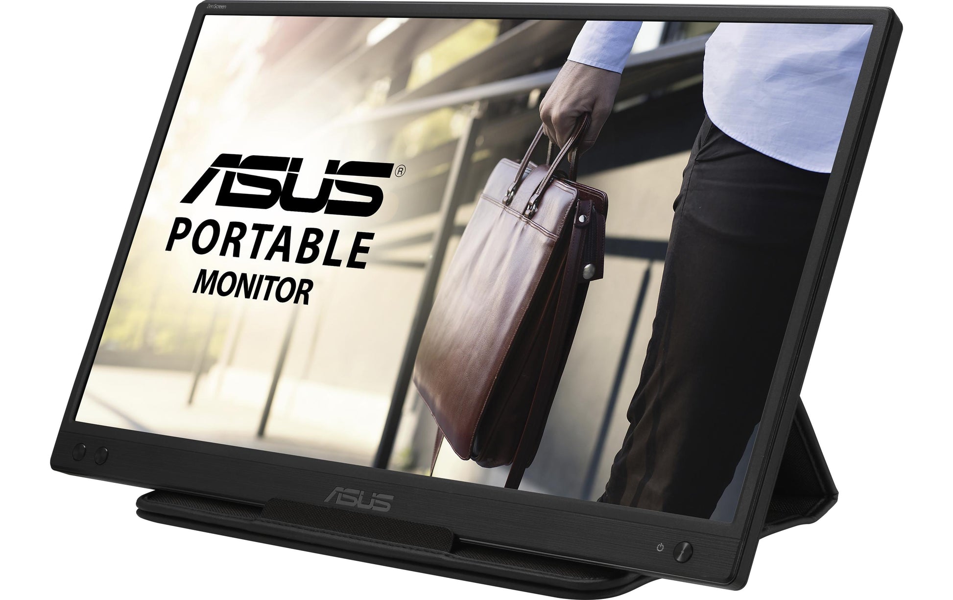 ASUS MB166C – Portabler Monitor, 15,6", 1920 × 1080 (Full HD), IPS, 60 Hz, 250 cd/m², USB-C, Schwarz