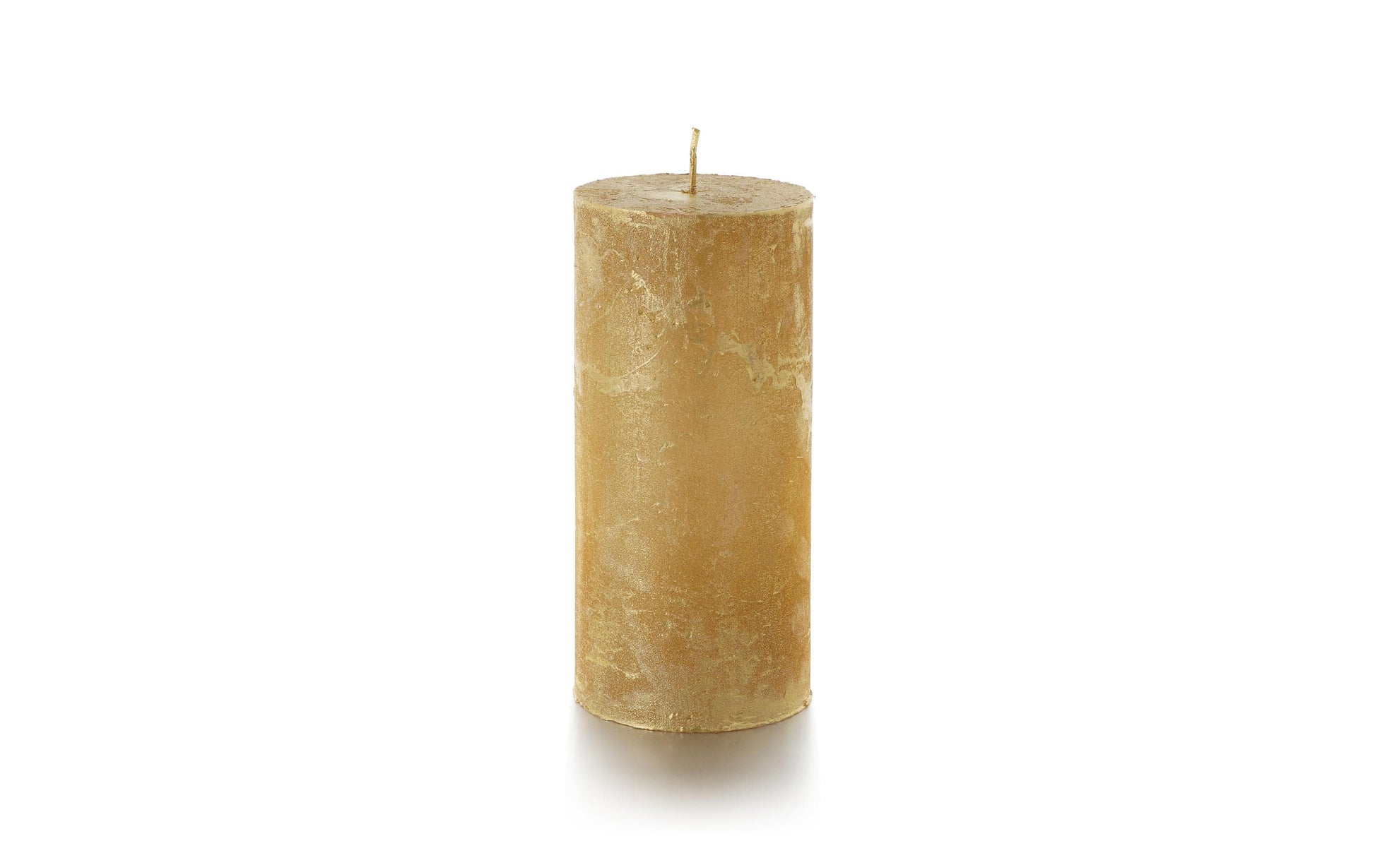 Balthasar Zylinderkerze – Ø 7 × 15 cm – Gold