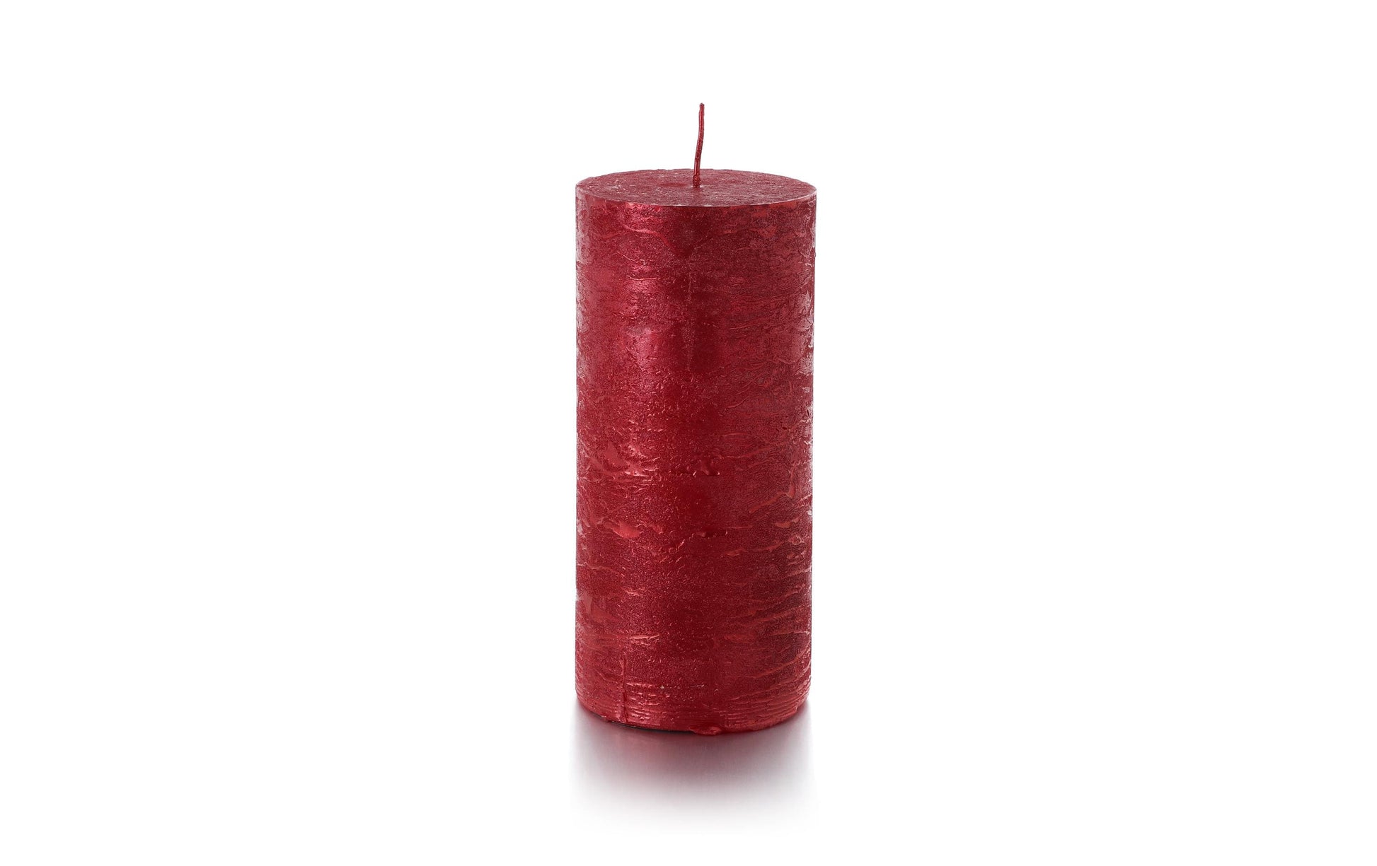 Balthasar Zylinderkerze – Ø 7 × 15 cm – Rot
