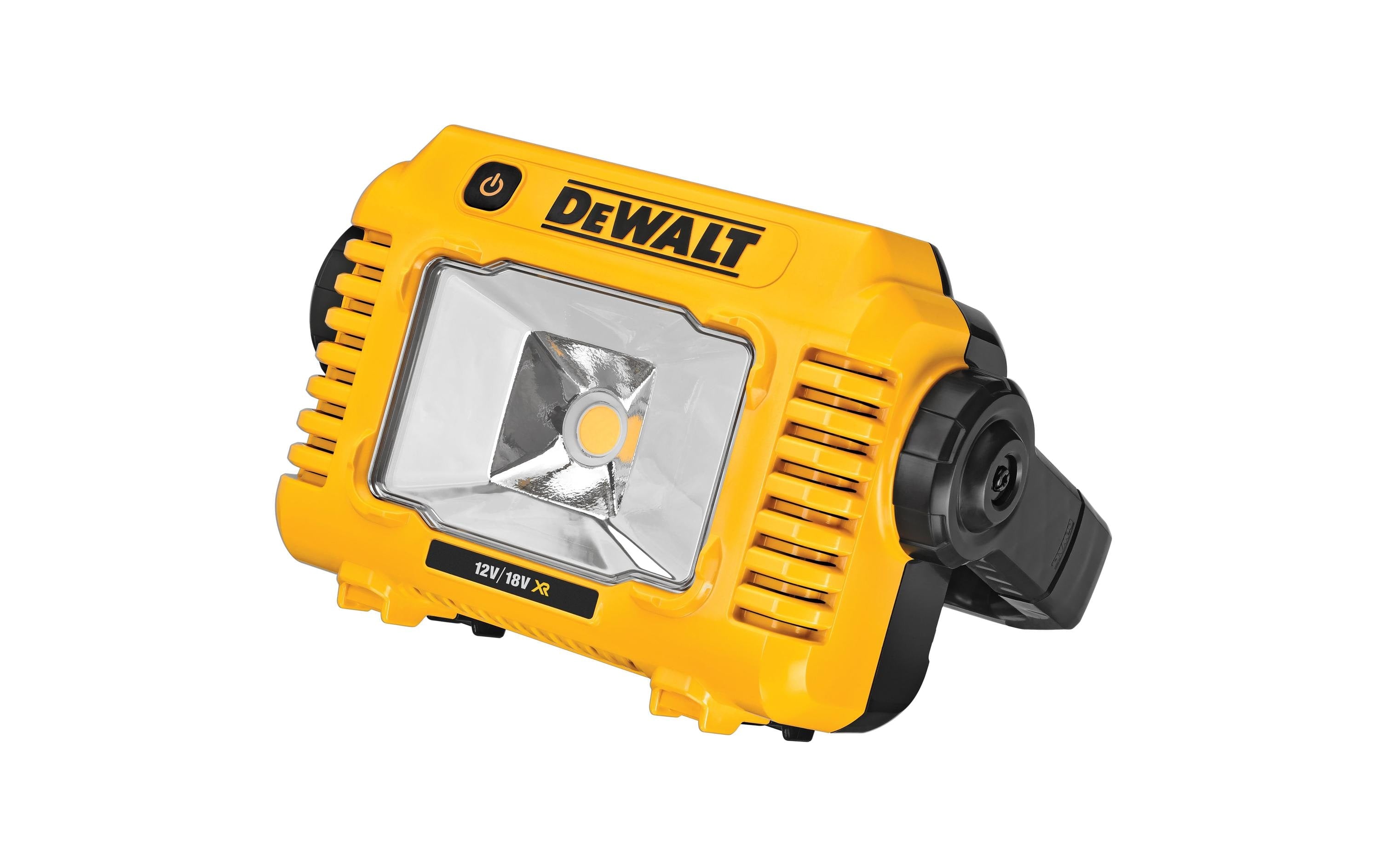 DeWalt Arbeitsleuchte – 2000 lm, 18 V Akku, fest eingebaute LED – Gelb