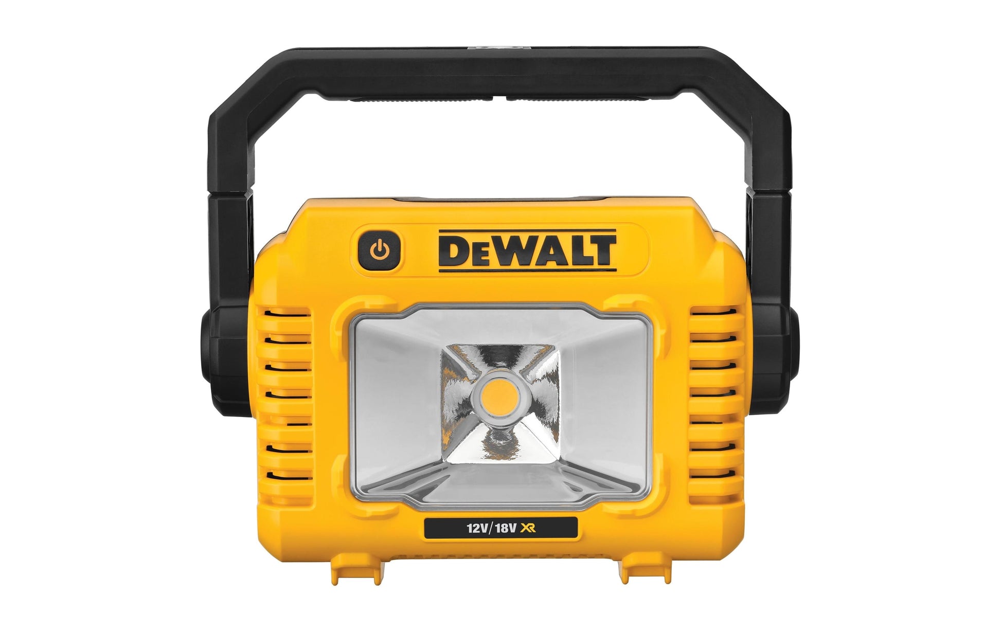 DeWalt Arbeitsleuchte – 2000 lm, 18 V Akku, fest eingebaute LED – Gelb