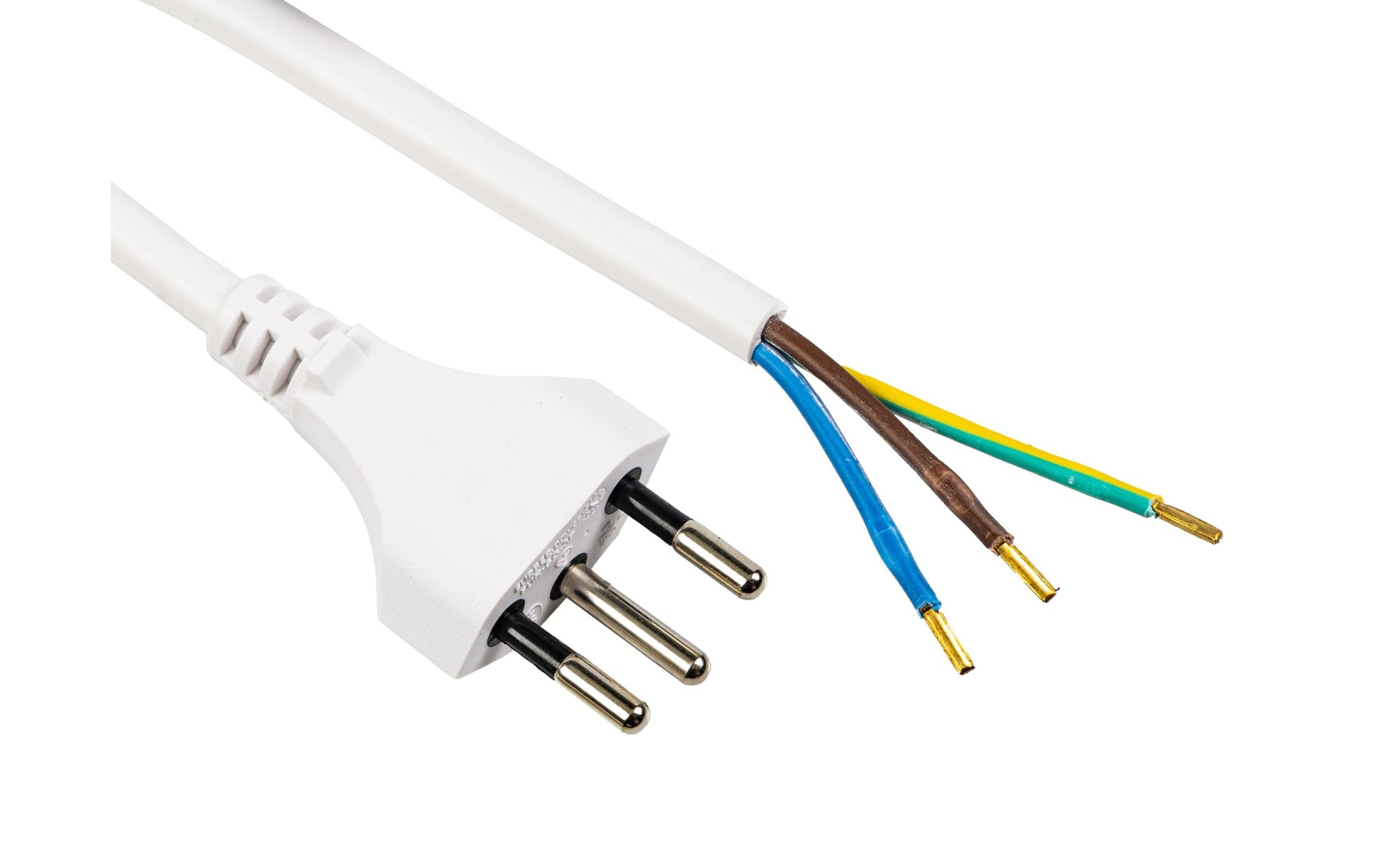 FURBER.power Verlängerungskabel – T12–offen, 1,8 m, 3×1 mm², weiss