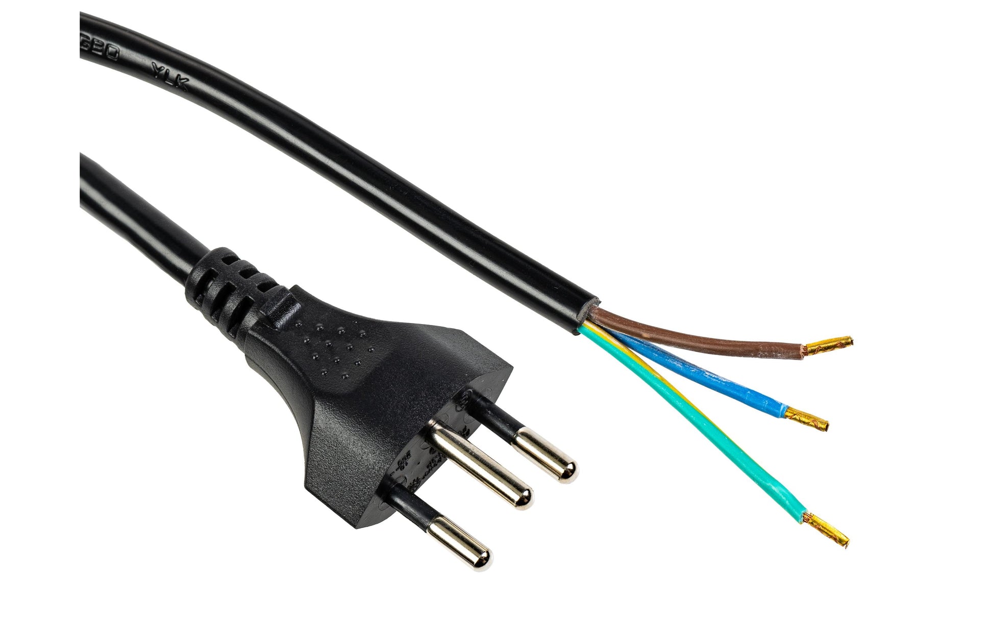 Furber. Verlängerungskabel – T12–offen, 1,8 m, Kinderschutz, 3×1 mm², schwarz