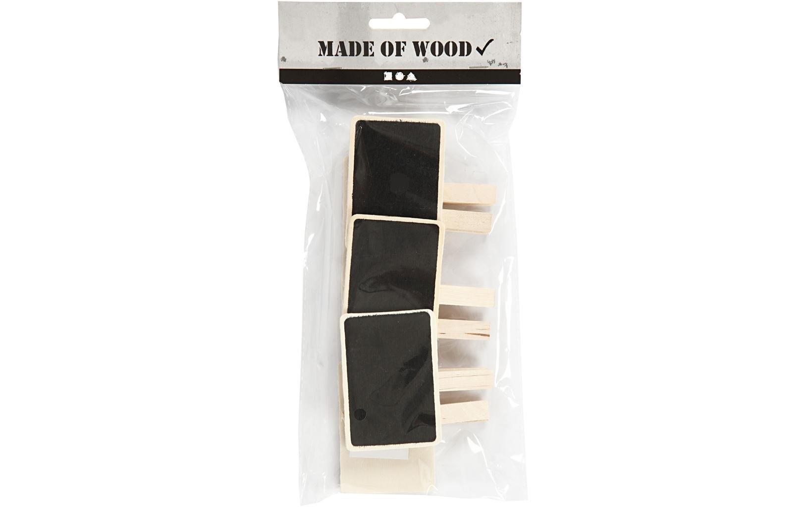 Creativ Company Minikreidetafel – schwarz, 68 × 47 mm, Holz